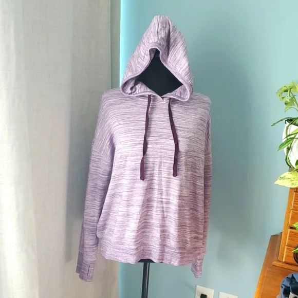 Eddie Bauer purple white space dye Hoodie Small/Medium - Picture 1 of 9